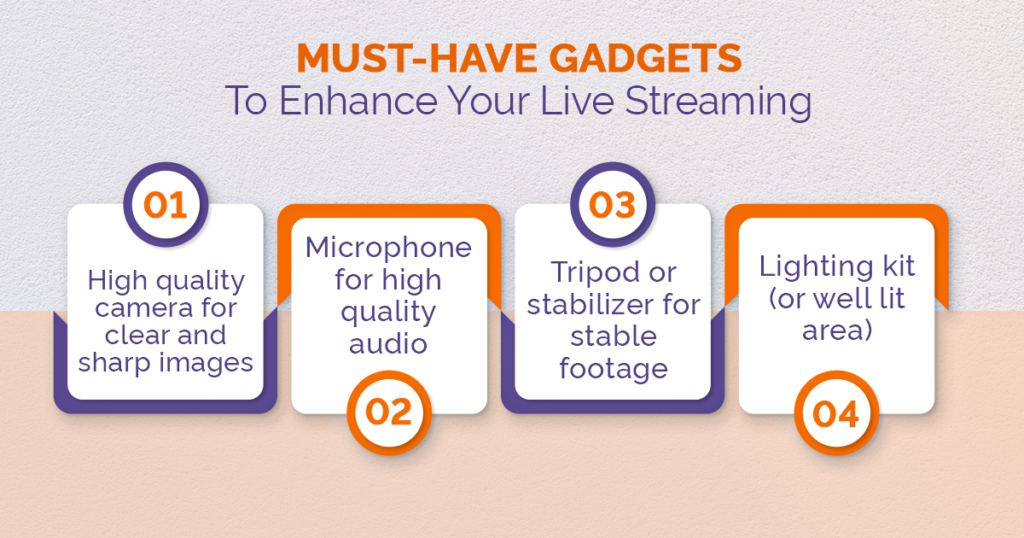 4 must-have gadgets for an amazing live-streaming experience